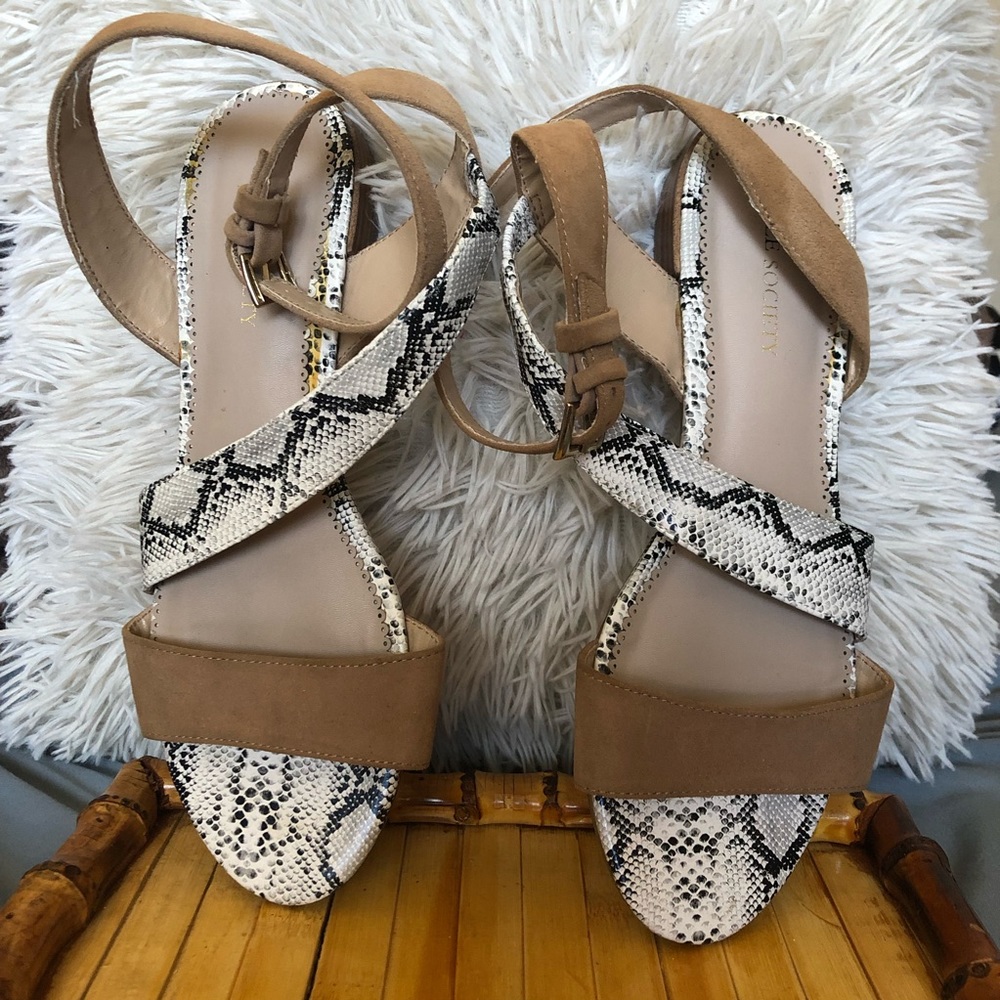 Sole Society Sandals snake print - Picture 2 of 8